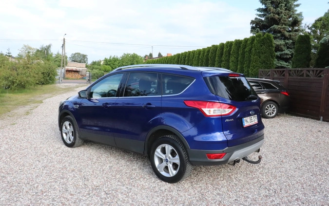 Ford Kuga cena 54950 przebieg: 126452, rok produkcji 2016 z Trzcianka małe 301